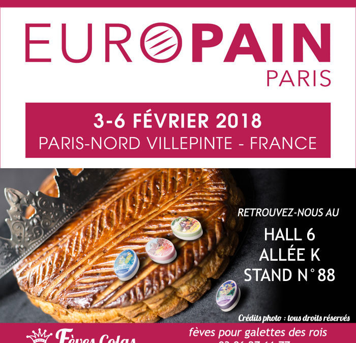 Les Fèves Colas Clamecy s’exposent au salon Europain à Paris