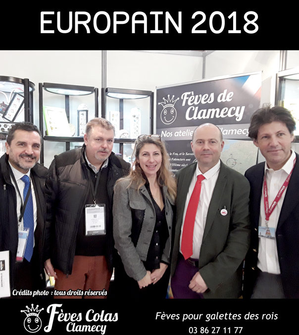 Retour en Image –  salon Europain : la société Favrac Agriflex et  Foricher les Moulins sur le stand des Fèves Colas Clamecy