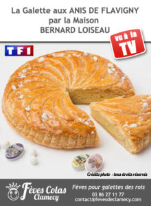 Galette des rois Relais Bernard Loiseau - Chef Patrick Bertron - Feves Colas Clamecy