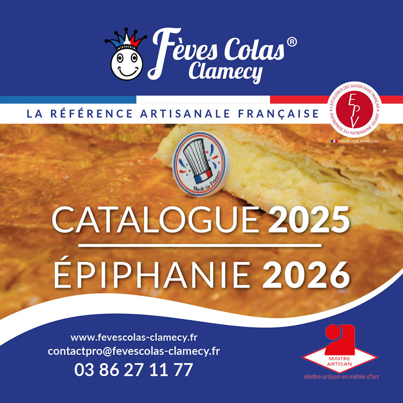 Couverture du catalogue 2025-2026 de la manufacture Colas Clamecy à destination des professionnels