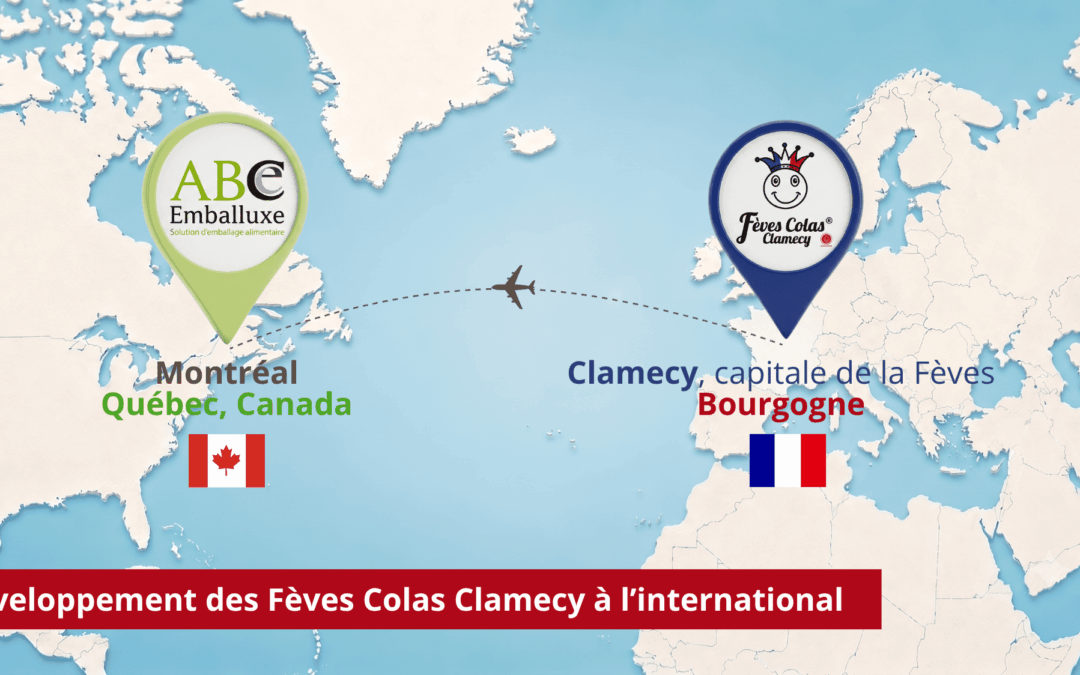 Fèves Colas Clamecy s’exporte au Canada avec ABC Emballuxe