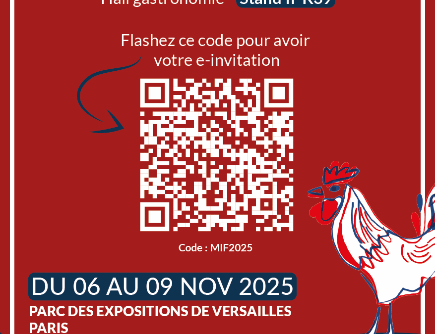Nous serons présents au Salon du Made in France 2025 ! 💡 Découvrez comment obtenir votre entrée gratuite pour venir nous rencontrer !
