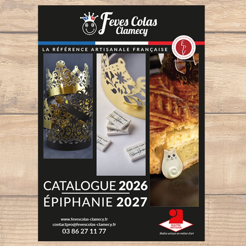 Catalogue Epiphanie 2026-2027 de la Manufacture Colas Clamecy à destination des professionnels Couverture du catalogue 2026-2027 de la manufacture Colas Clamecy à destination des professionnels