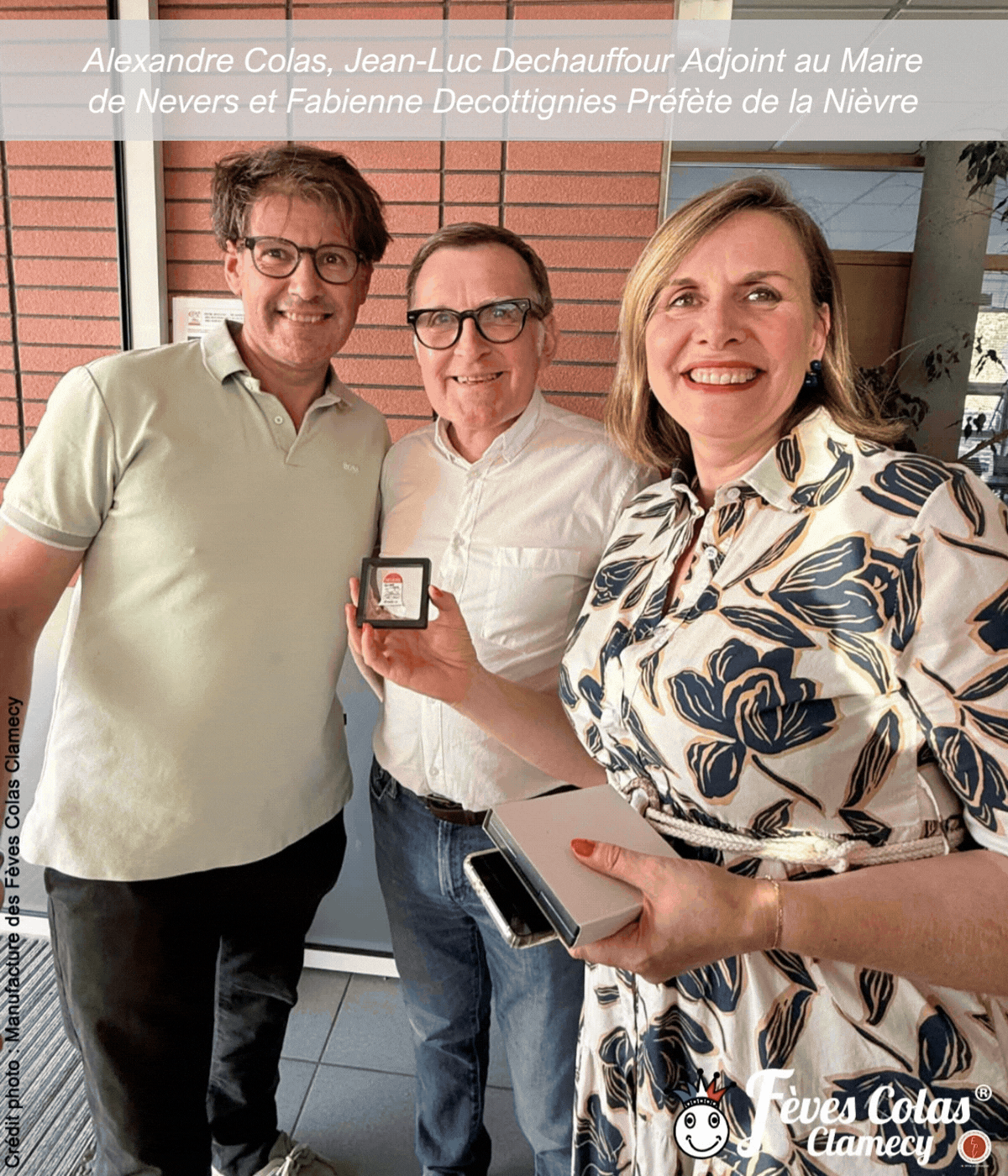 Alexandre-Colas-Jean-Luc-Dechauffour-adjoint-au-maire-de-Nevers-et-Fabienne-Decottignies-Prefete-de-la-Nievre-Passage du Tour de France à Nevers 2026